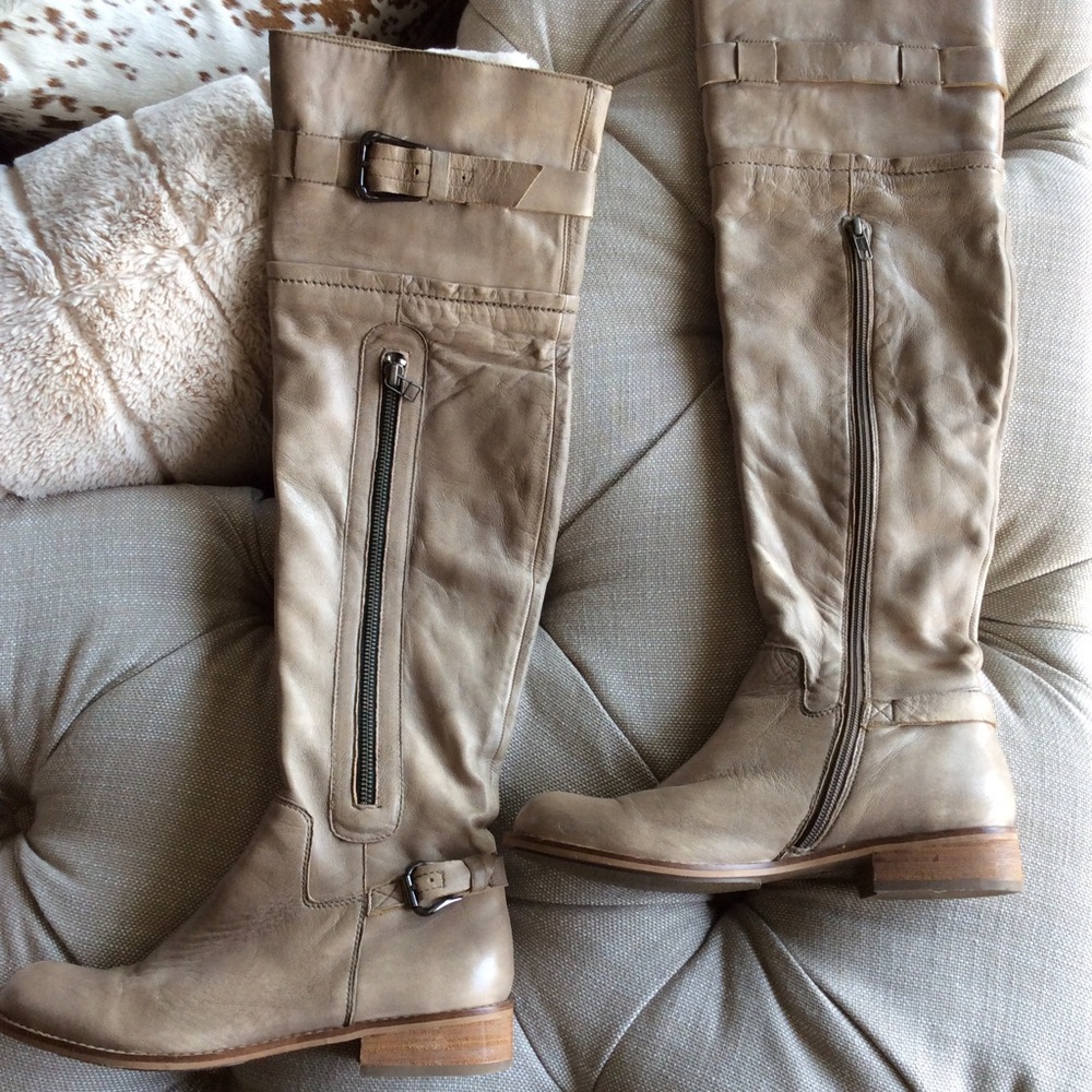 Steve by Steve Madden beige boots 7.5